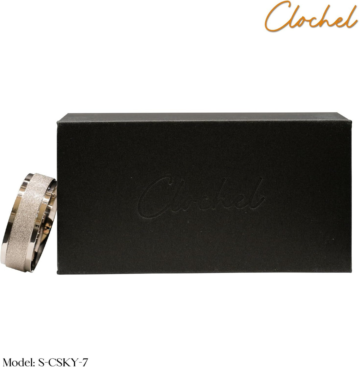 Silver Stainless Steel Napkin Rings Set of 4 | Award-Winning | Clochel CSKY-7